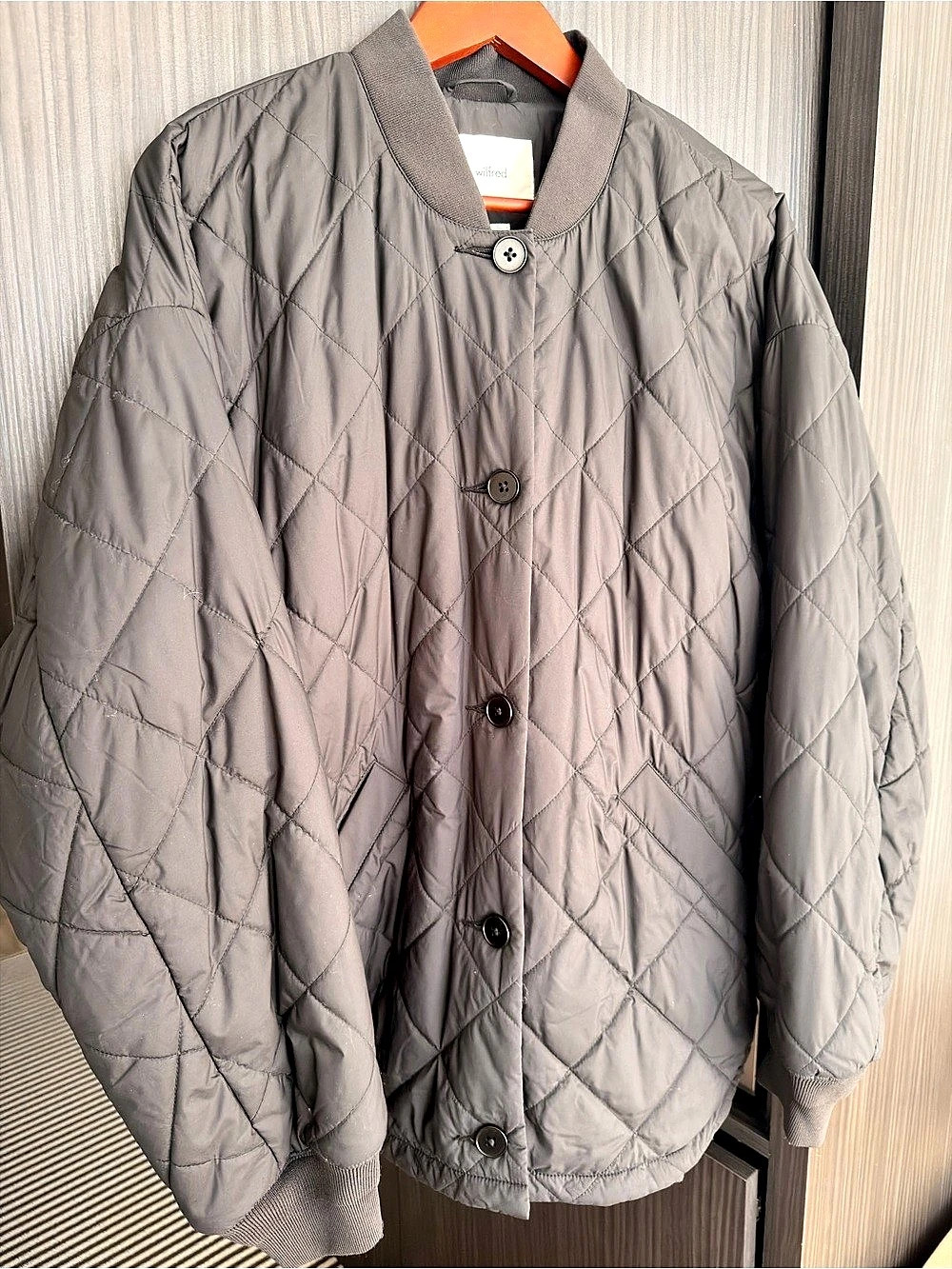Wilfred Pavant Quilted Jacket Gray